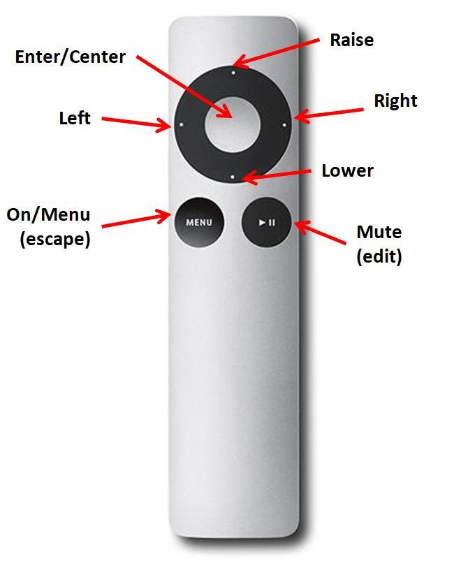 Apple Remote - OLED Display