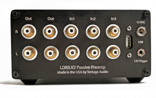 LDR3.V25K passive preamp kit - rear panel