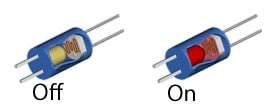 light dependent resistors - full off/on