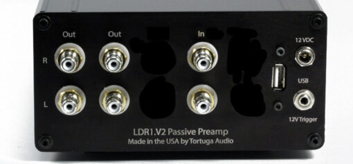 LDR1.V2 passive preamp rear panel