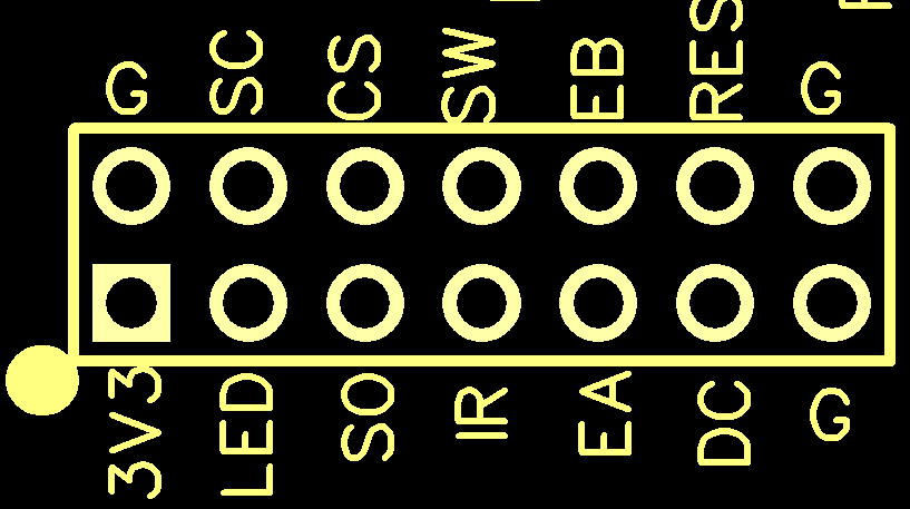 ePot.V3 OLED header pin labels