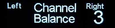 V4 channel balance biased 3 steps to right