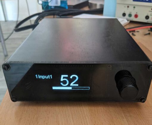 LDR300x.V3 Preamp - front view OLED