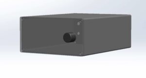 LDR3.V2K enclosure front view - cad rendering