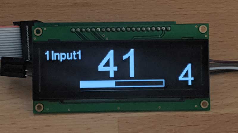 OLED display - channel balance