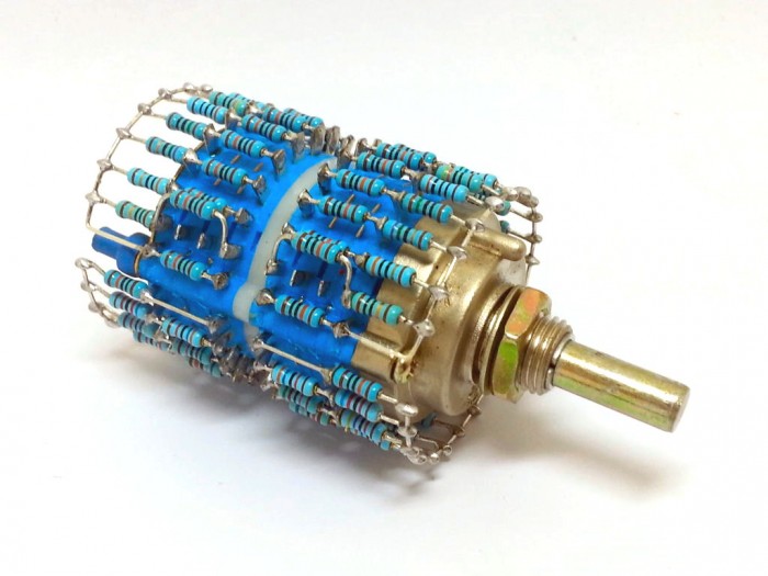 conventional mechanical stepped attenuator