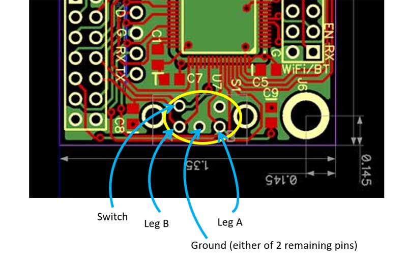 ePot.V3 Mini encoder to board wiring