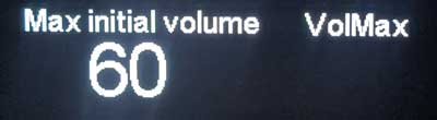 V4 max volume on change control view